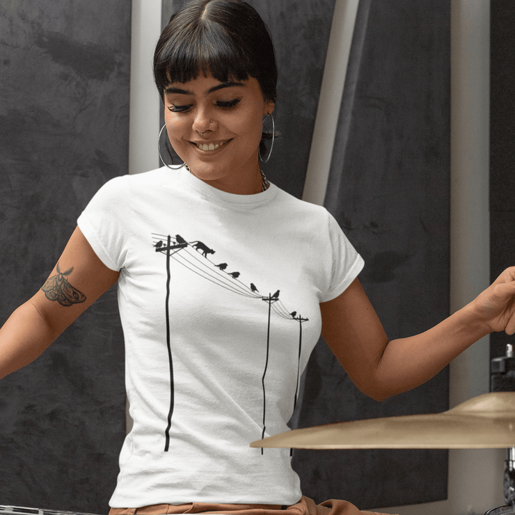 Printify T-Shirt "Up High"  Custom T-Shirt for Women