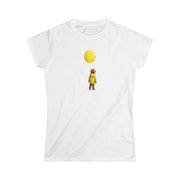 Printify T-Shirt White / S "Yellow Balloon" Custom T-Shirt for Women