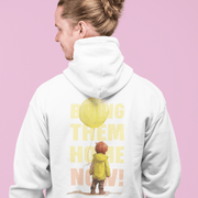 Printify Hoodie "Yellow Balloon" White Custom Unisex Hoodie