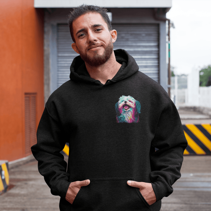 Printify Hoodie "Happy"  Custom Unisex Hoodie