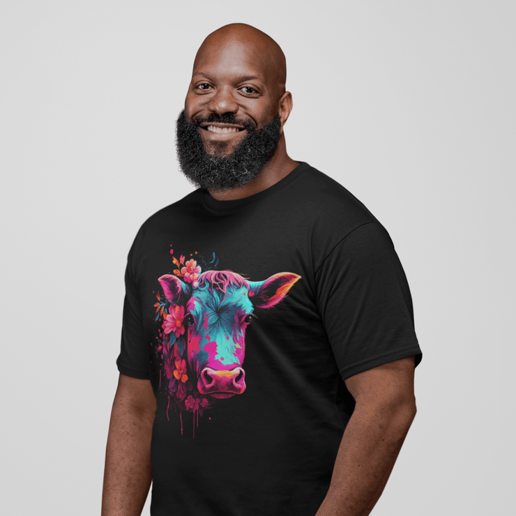 Printify T-Shirt "Holy Cow" T-shirt for Men