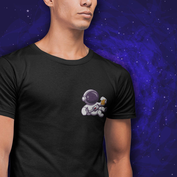 Printify T-Shirt "Space Beer" T-shirt for Men