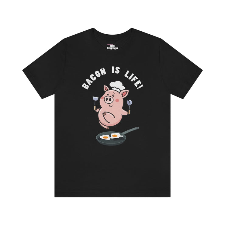Printify T-Shirt Black / S "Bacon Is Life" T-shirt for Men