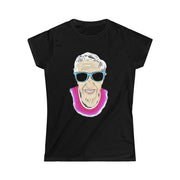 Printify T-Shirt Black / S "Happy Grandma"  Custom T-Shirt for Women