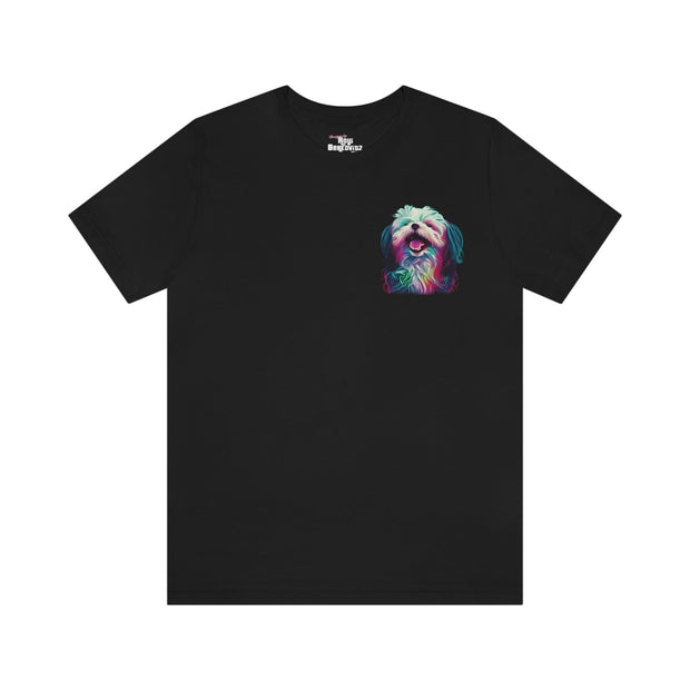Printify T-Shirt Black / S "Happy" T-shirt for Men