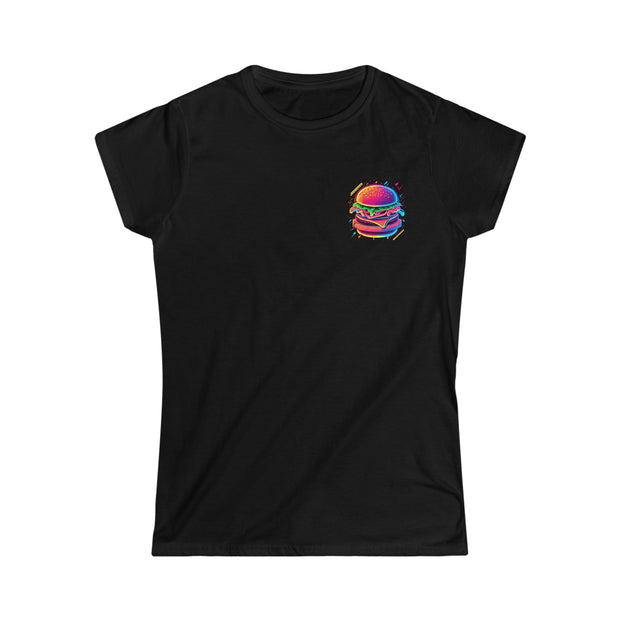 Printify T-Shirt Black / S "Le Big Mac"  Custom T-Shirt for Women