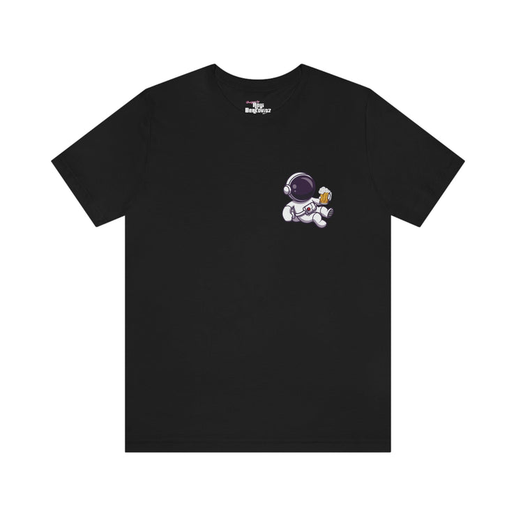 Printify T-Shirt Black / S "Space Beer" T-shirt for Men