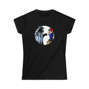 Printify T-Shirt Black / S "The Fist Bump"  Custom T-Shirt for Women