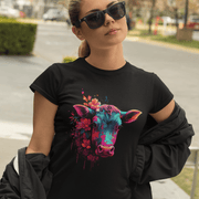 Printify T-Shirt "Holy Cow"  Custom T-Shirt for Women