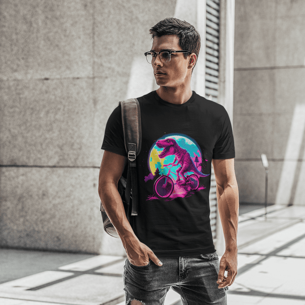 Printify T-Shirt "Jurassic Rider" T-shirt for Men